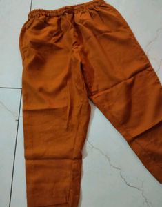 Brown Plaid Kurta Set ( winter suit)