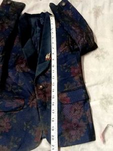 Floral Print Blazer