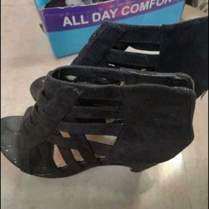 New Black Colour Heel