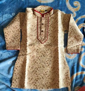Elegant Floral Print Kurta