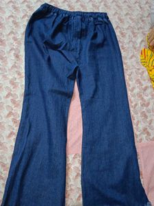 Wide Leg Denim Pants