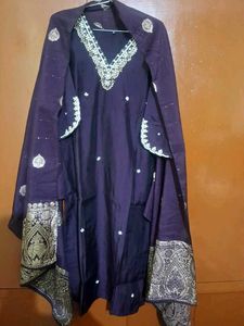 Elegant Purple Kurta Set