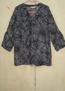 Black Shear Shirt/top For Girls