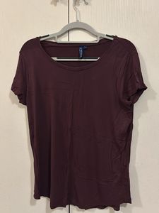 Burgundy T-shirt