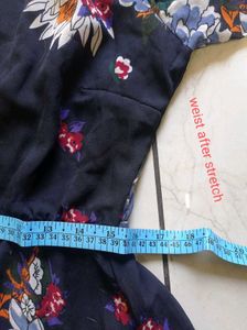 Floral Navy Blue Dress