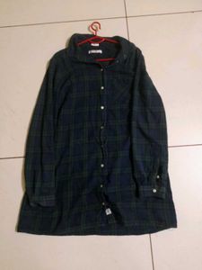 Combos Of Tshirt, Top And Long Checks Shirt