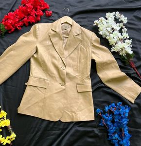 vero moda leather blazer
