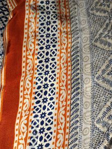 Crape Saree School Uniform