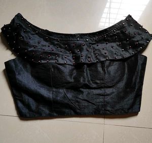 Black Blouse Offshoulder