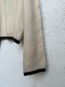 Bonjour Cropped Sweater