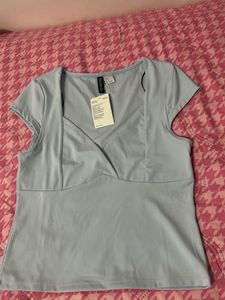 Cute Light Blue Top