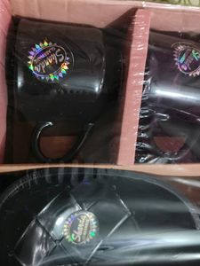 2 Pcs. Cup And 1 Pc.Snaks Bowl Set