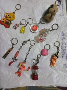 New Tooth Brush & Old Keychain