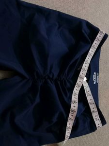 SAVANA Gathered Flare Leg Pants/Leggings