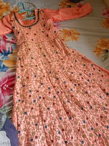Embroidered Anarkali Gown