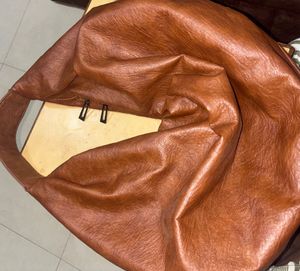 Brown Leather Hobo Bag