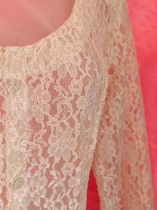 Vintage Sheer Lace Dress