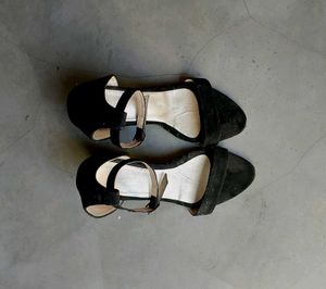 Black Ankle Strap Heels