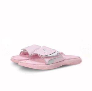 Silver Pink Puma Slidder