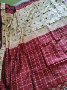 Pure Silk Ikkat Saree,In Good Condition