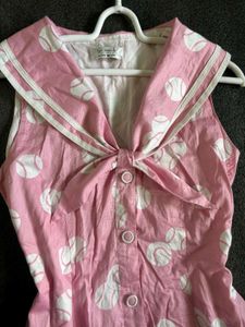 Women Pink Sailor Dress