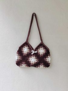 Crochet Granny Square Handbag