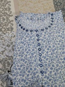 Floral Print Kurta