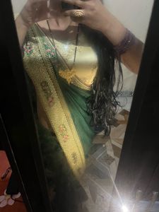 Elegant Green Saree
