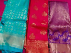 Kanjiwaram Soft Silk Combo Saries.