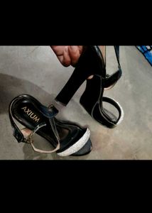 Sparkly Black Heels