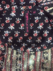 Combo 4 Floral Embroidered Anarkali Kurti