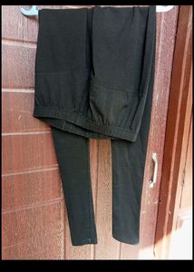 Black Leggings And Hair Scrunchies