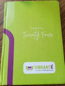 🟩Notebook Diary Of Vibrante For Year 2024