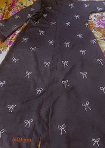 Bow Handwork Abaya