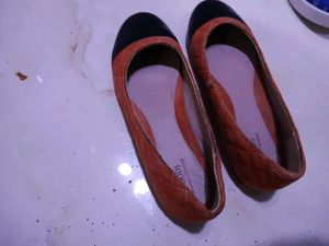 Woods Brown Ballet Flats