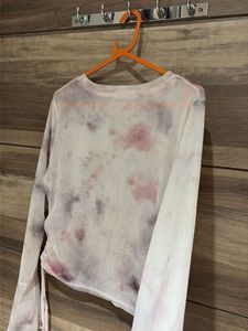 Tie-Dye Long Sleeve Top