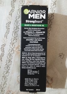Garnier Men New Strong Beard &amp; Moustache Oil