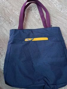Stylish Navy Blue Tote Bag