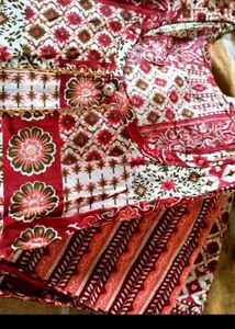 Vintage Style Red &amp; Pajama Set