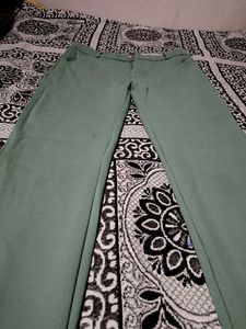 Green Casual Pants