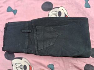 High Waist Black Jeans