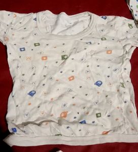Baby Girl Combo Of 4 T-shirts 3-12 Months