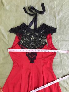 Backless Red Dress Bust 34-36