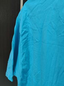 A Light Blue/Cyan Slim Fit TShirt Size L