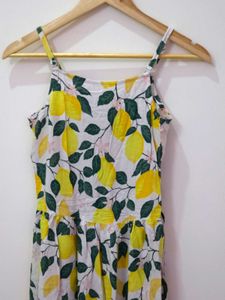 Lemon Print Sundress
