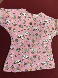 Cute Unicorn Print Top