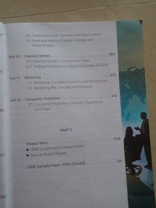 Its Latest Edition Busineess Studies Book For12th