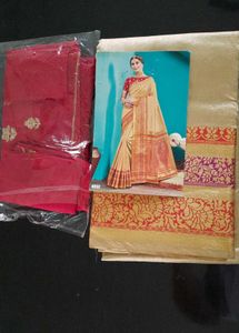Royal Saree With Blouse Piece