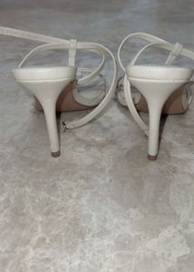 White Mango Heels