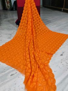 Orange Chicken Work Fabric